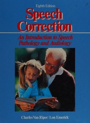 Cover of edition speechcorrection08edvanr