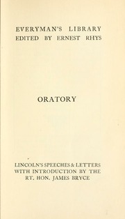 Cover of edition speechesletterso00lincuoft