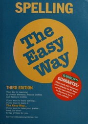 Cover of edition spellingeasyway00mers