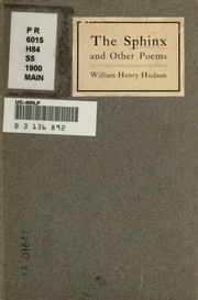 Cover of edition sphinxother00hudsrich