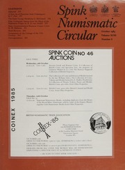 Spink Numismatic Circular: October 1985