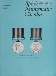 Spink Numismatic Circular: November 1982