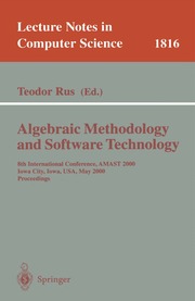 Algebraic methodology and software technology : 8t