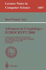 Advances in cryptology : EUROCRYPT 2000 : Internat