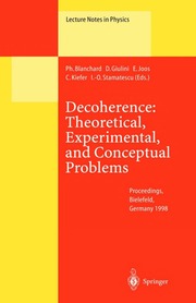 Decoherence : theoretical, experimental, and conce