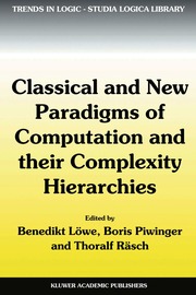 Classical and new paradigms of computation and the