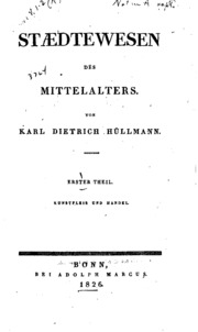 Cover of edition staedtewesendes03hlgoog