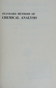 Standard methods of chemicals analysis