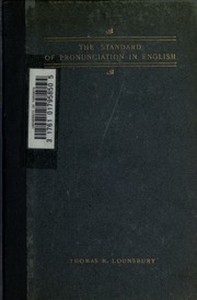 Cover of edition standardofpronun00lounuoft