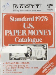 Standard 1978 U.S. Paper Money Catalogue