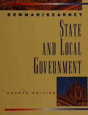 Cover of edition statelocalgovern0000bowm_h1v7