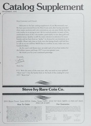 Steve Ivy Rare Coin Co. Catalog Supplement: December 1976