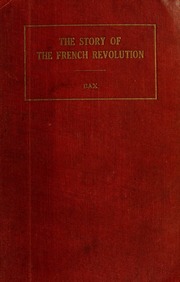 Cover of edition storyoffrenchrev00baxe
