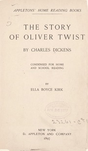 Cover of edition storyofolivertwi00dick