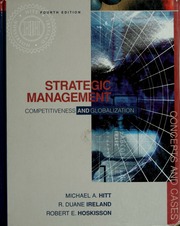 Cover of edition strategicmanagecom00hitt