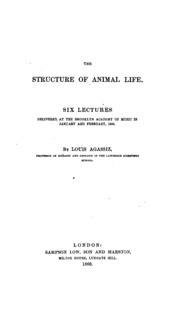 Cover of edition structureanimal00agasgoog