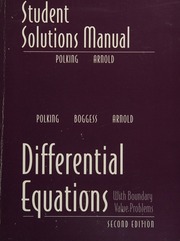 Cover of edition studentsolutions0000polk