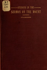 Cover of edition studiesinsermon00cham