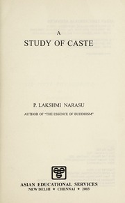 A study of caste