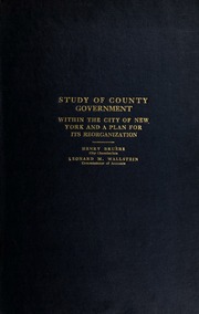 Study of county government ...