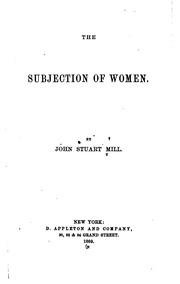 Cover of edition subjectionwomen02millgoog