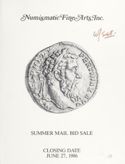 Mail Bid Sale: Summer 1986