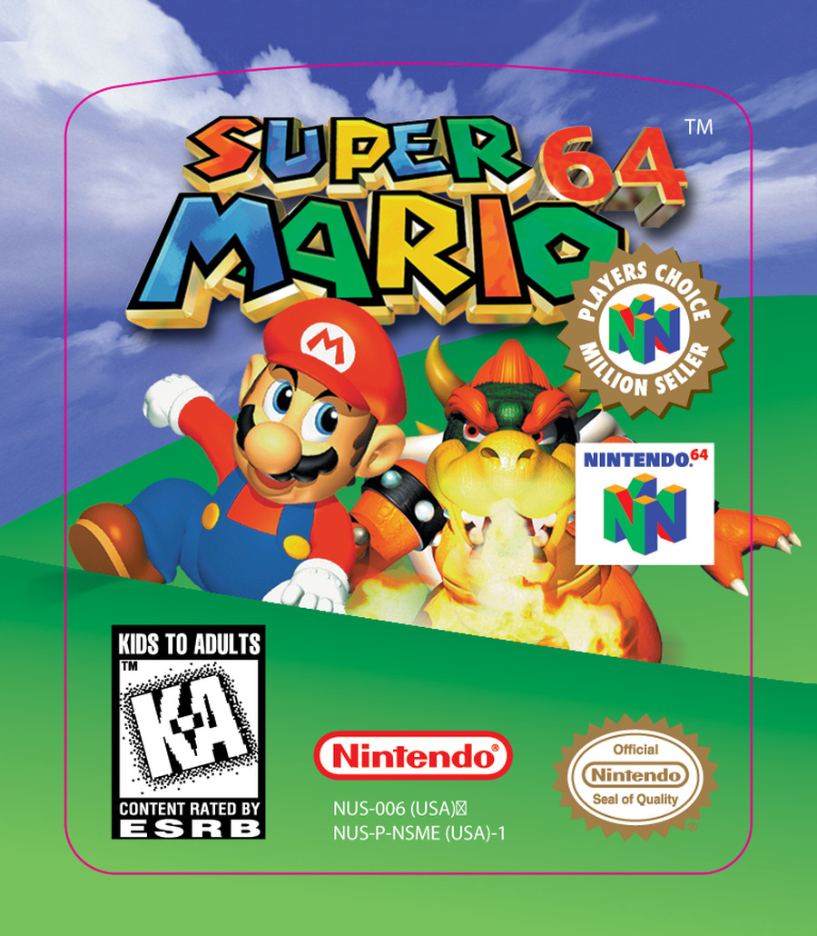 Super Mario 64 - LABEL (1996) Retail PSD : Nintendo : Free Download, Borrow, and : Internet Archive