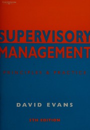 Cover of edition supervisorymanag0000evan