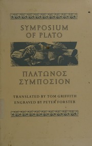 Cover of edition symposiumofplato0000plat