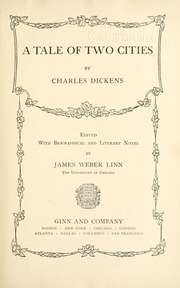 Cover of edition taleoftwocities00dickrich