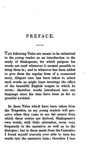 Tales from Shakspeare : designed for the use of yo...