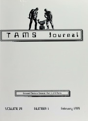 TAMS Journal, Vol. 39, No. 1