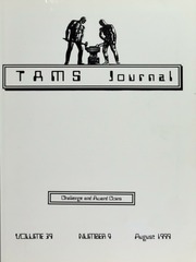 TAMS Journal Vol. 39, No. 4