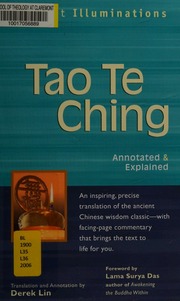 Cover of edition taotechingannota0000laoz