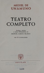 Cover of edition teatrocompleto0000unam