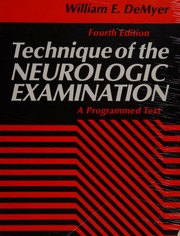 Cover of edition techniqueofneuro0000demy_c0b7