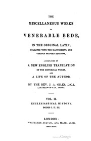 The Complete Works Of Venerable Bede V 2