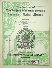 The Journal Of The Thanjavur Maharaja Serfoji Maha...