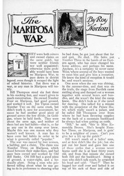 The Mariposa War