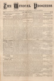 The Musical Progress Vol  1 No  14 July 1879