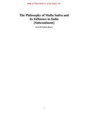 The Philosophy of Mulla Sadra and its Influence in...