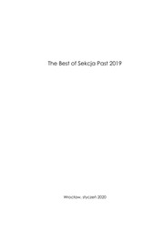 The Best Of Sekcja Past 2019 - antologia past