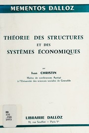 Cover of edition theoriedesstruct0000chri