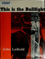 Cover of edition thisisbullfight00leib