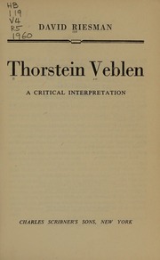 Cover of edition thorsteinveblenc0004ries
