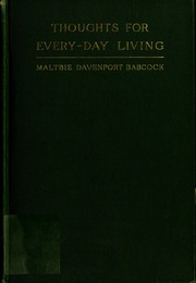 Cover of edition thoughtsforever00babc