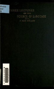 Cover of edition threelecturesons00mulliala