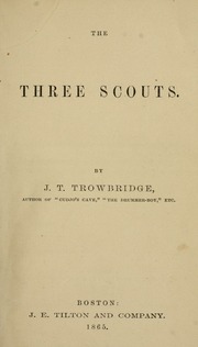 Cover of edition threescouts00trow
