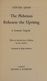 Cover of edition thwplebeiansrehe0000unse