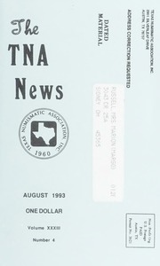 The TNA News: August 1993 Vol. XXXIII No. 4